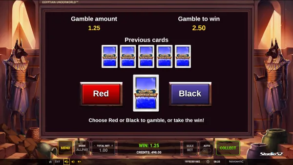 Egyptian Underworld gameplay 3 - swiss4win.ch