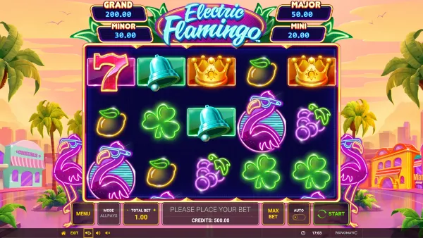 Electric Flamingo gameplay 1 - swiss4win.ch