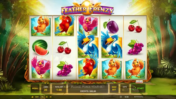 Feather Frenzy gameplay 1 - swiss4win.ch