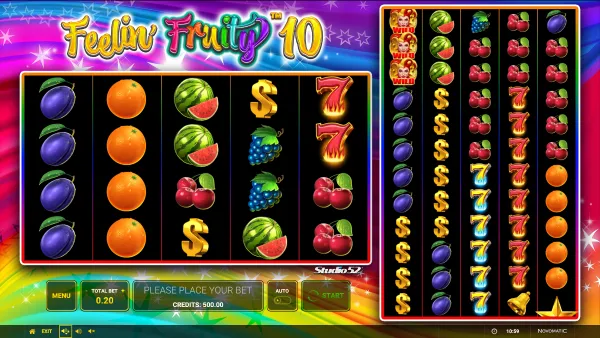 Feelin\' Fruity 10 gameplay 1 - swiss4win.ch