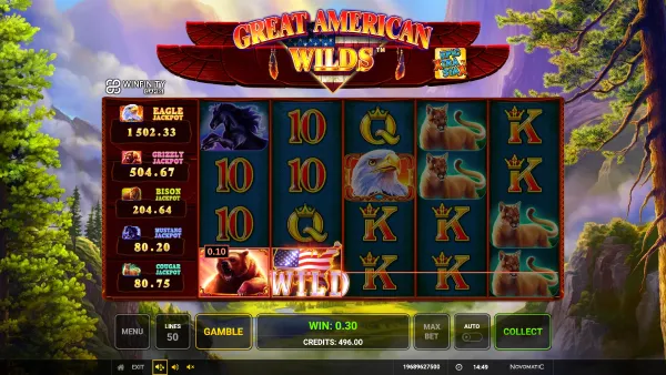 Great American Wilds gameplay 2 - swiss4win.ch