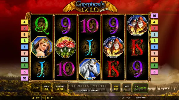 Gryphon's Gold Deluxe gameplay 1 - swiss4win.ch