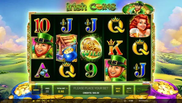 Irish Coins gameplay 1 - swiss4win.ch