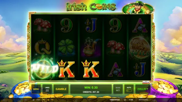 Irish Coins gameplay 2 - swiss4win.ch