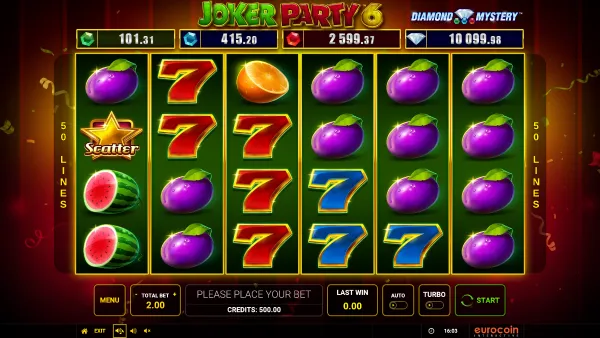 Joker Party 6 gameplay 1 - swiss4win.ch