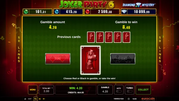 Joker Party 6 gameplay 3 - swiss4win.ch