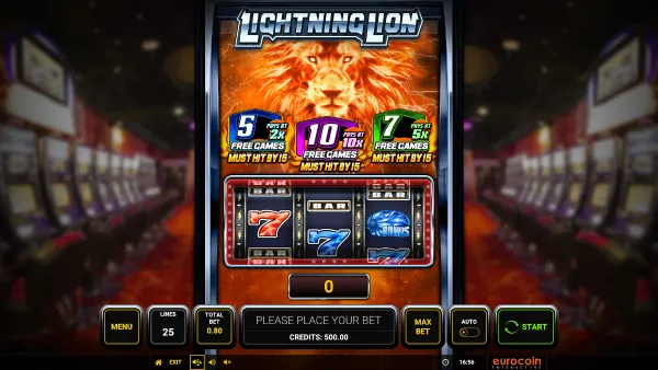 Lightning Lion gameplay 1 - swiss4win.ch
