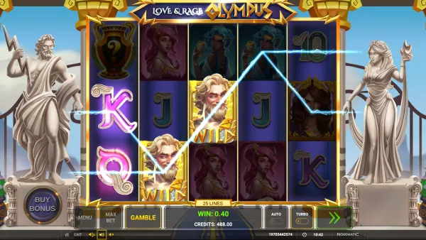Love and Rage Olympus gameplay 2 - swiss4win.ch