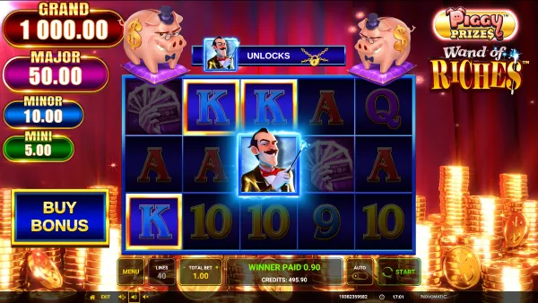 Piggy Prizes Wand of Riches - Gameplay