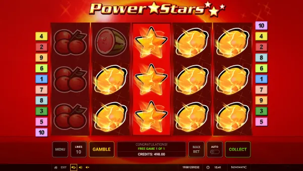 Power Stars gameplay 3 - swiss4win.ch