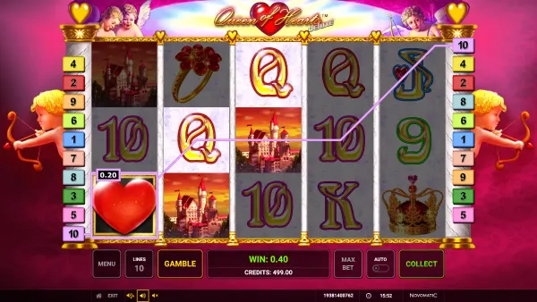Queen of Hearts Deluxe gameplay 2 - swiss4win.ch
