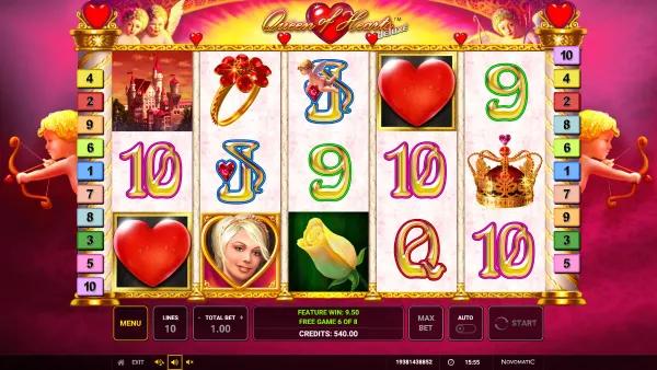 Queen of Hearts Deluxe gameplay 3 - swiss4win.ch