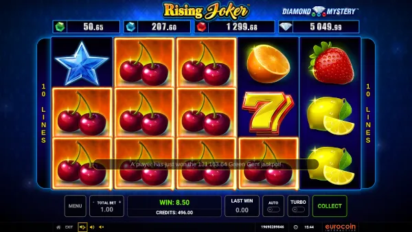 Rising Joker gameplay 2 - swiss4win.ch