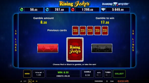 Rising Joker gameplay 3 - swiss4win.ch