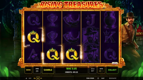 Rising Treasures gameplay 2 - swiss4win.ch