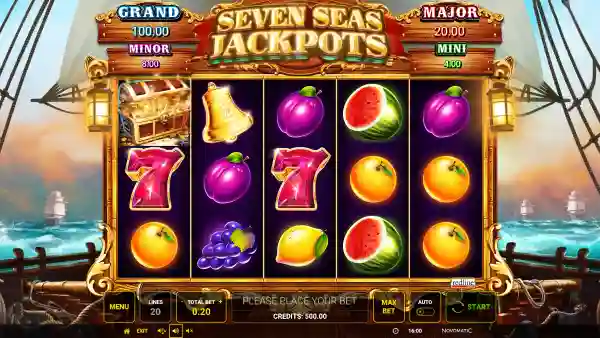 Seven Seas Jackpots gameplay 1 - swiss4win.ch