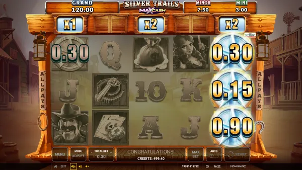 Silver Trails gameplay 2 - swiss4win.ch