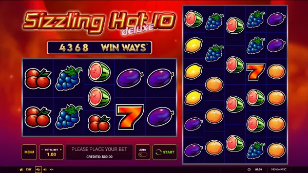 Sizzling Hot 10 Deluxe Win Ways gameplay 1 - swiss4win.ch