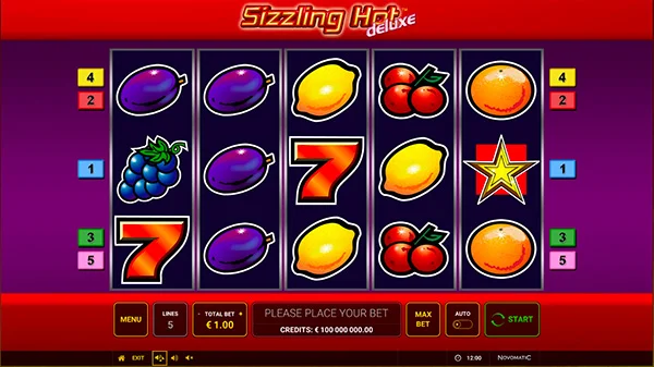 Sizzling Hot Deluxe - swiss4win.ch