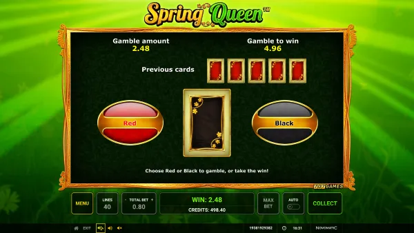 Spring Queen gameplay 3 - swiss4win.ch