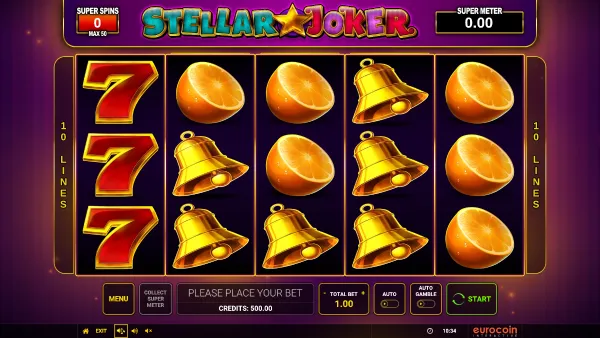 Stellar Joker gameplay 1 - swiss4win.ch