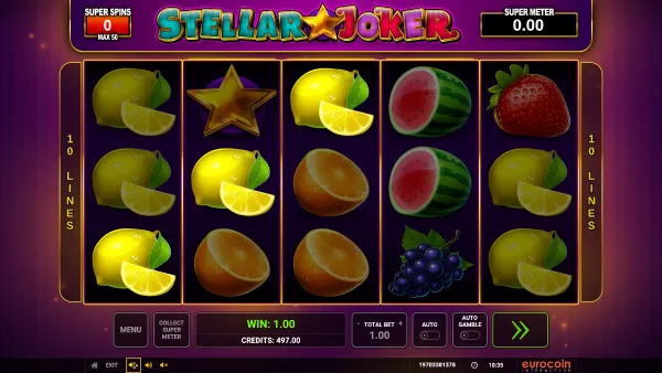 Stellar Joker gameplay 2 - swiss4win.ch