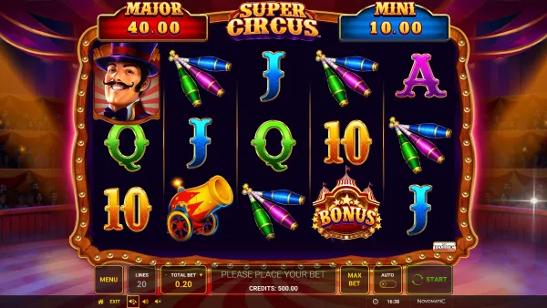 Super Circus gameplay 1 - swiss4win.ch