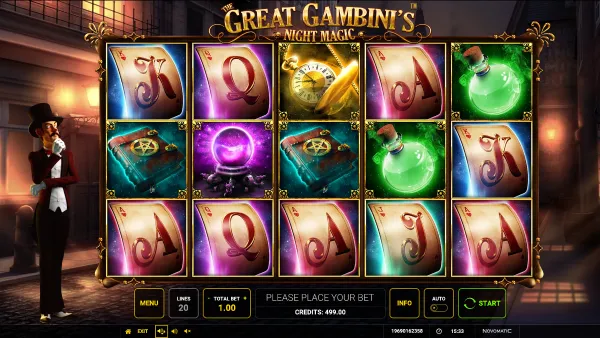 The Great Gambini's Night Magic gameplay 1 - swiss4win.ch