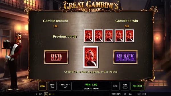 The Great Gambini's Night Magic gameplay 3 - swiss4win.ch