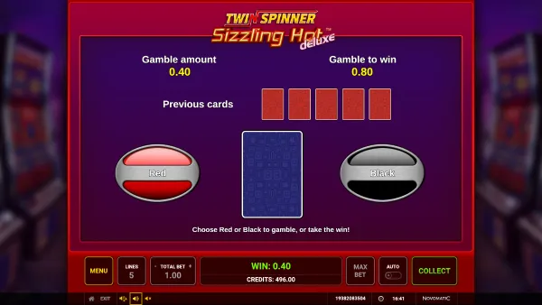 Twin Spinner Sizzling Hot Deluxe gameplay 3 - swiss4win.ch