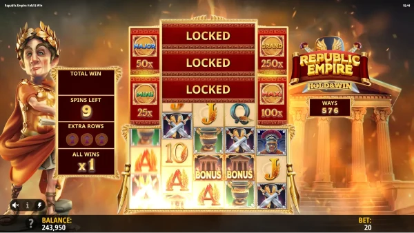 Republic empire Hold & Win, iSoftBet - swiss4win.ch