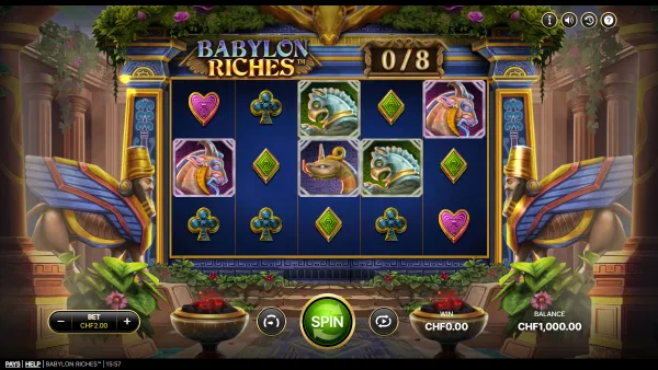 Babylon Riches gameplay 1 - swiss4win.ch