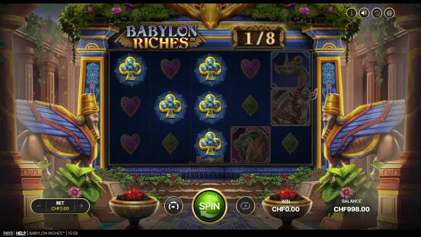 Babylon Riches gameplay 2 - swiss4win.ch