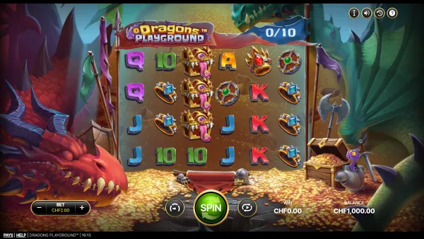 Dragons Playground gameplay 1 - swiss4win.ch