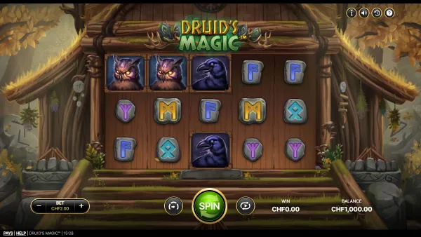 Druid's Magic gameplay 1 - swiss4win.ch
