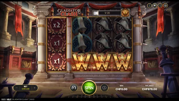 Gladiator Clash gameplay 2 - swiss4win.ch