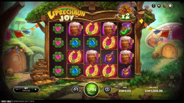 Leprechaun Joy gameplay 1 - swiss4win.ch