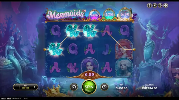 Mermaids gameplay 2 - swiss4win.ch