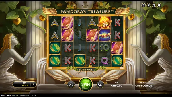 Pandora's Treasure gameplay 1 - swiss4win.ch