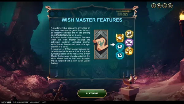 The Wish Master Megaways gameplay 3 - swiss4win.ch