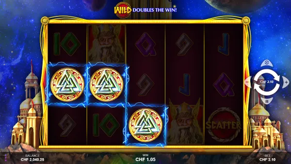 Aesir Treasures gameplay 3 - swiss4win.ch