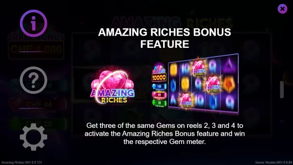 Amazing Riches gameplay 3 - swiss4win.ch