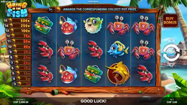 Bring in the Fish gameplay 1 - swiss4win.ch