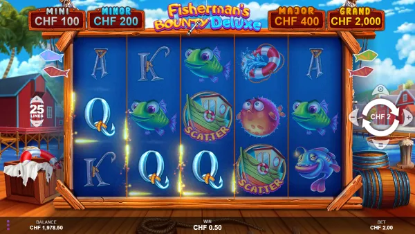 Fisherman's Bounty Deluxe gameplay 2 - swiss4win.ch