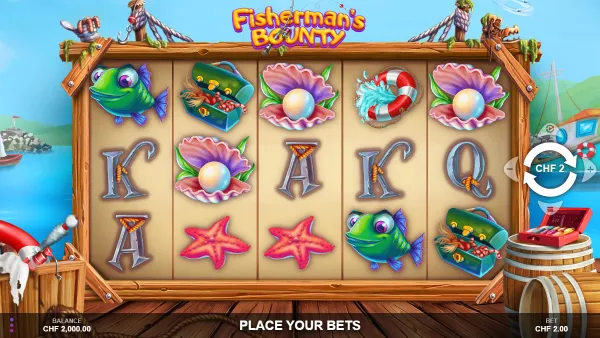 Fisherman's Bounty gameplay 1 - swiss4win.ch