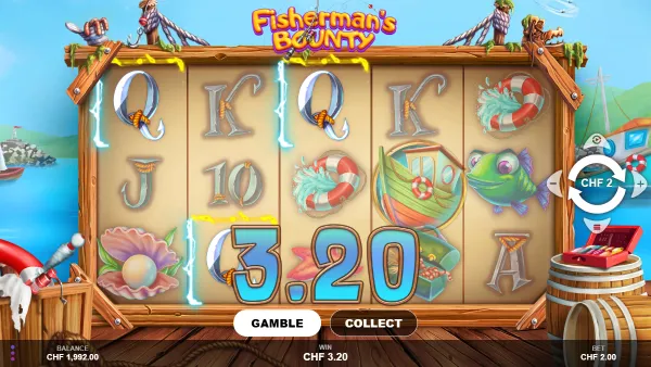 Fisherman's Bounty gameplay 2 - swiss4win.ch