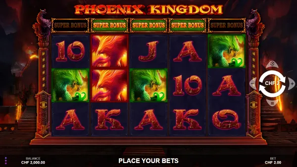 Phoenix Kingdom gameplay 1 - swiss4win.ch