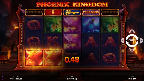 Phoenix Kingdom gameplay 2 - swiss4win.ch