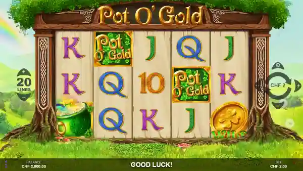 Pot O' Gold gameplay 1 - swiss4win.ch