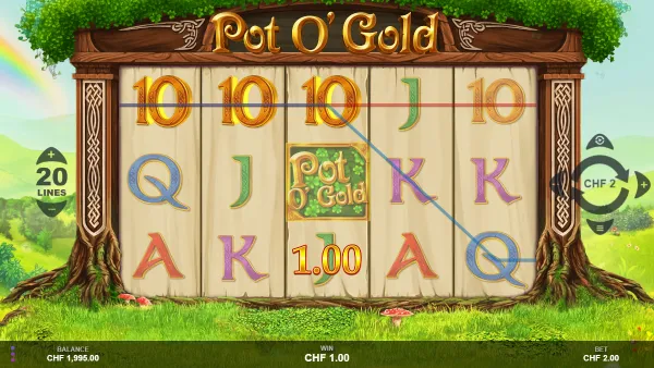 Pot O' Gold gameplay 2 - swiss4win.ch
